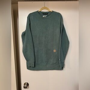 Carhartt Force Women’s Teal Crewneck Sweatshirt